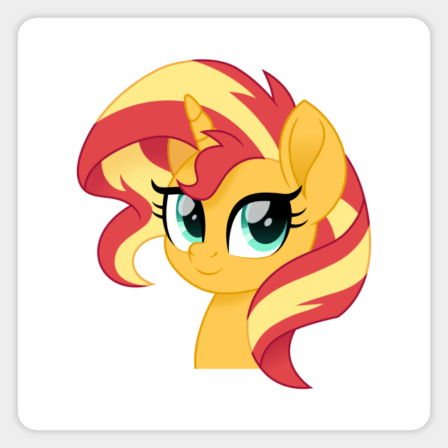 Sunset Shimmer portrait Sticker by CloudyGlow